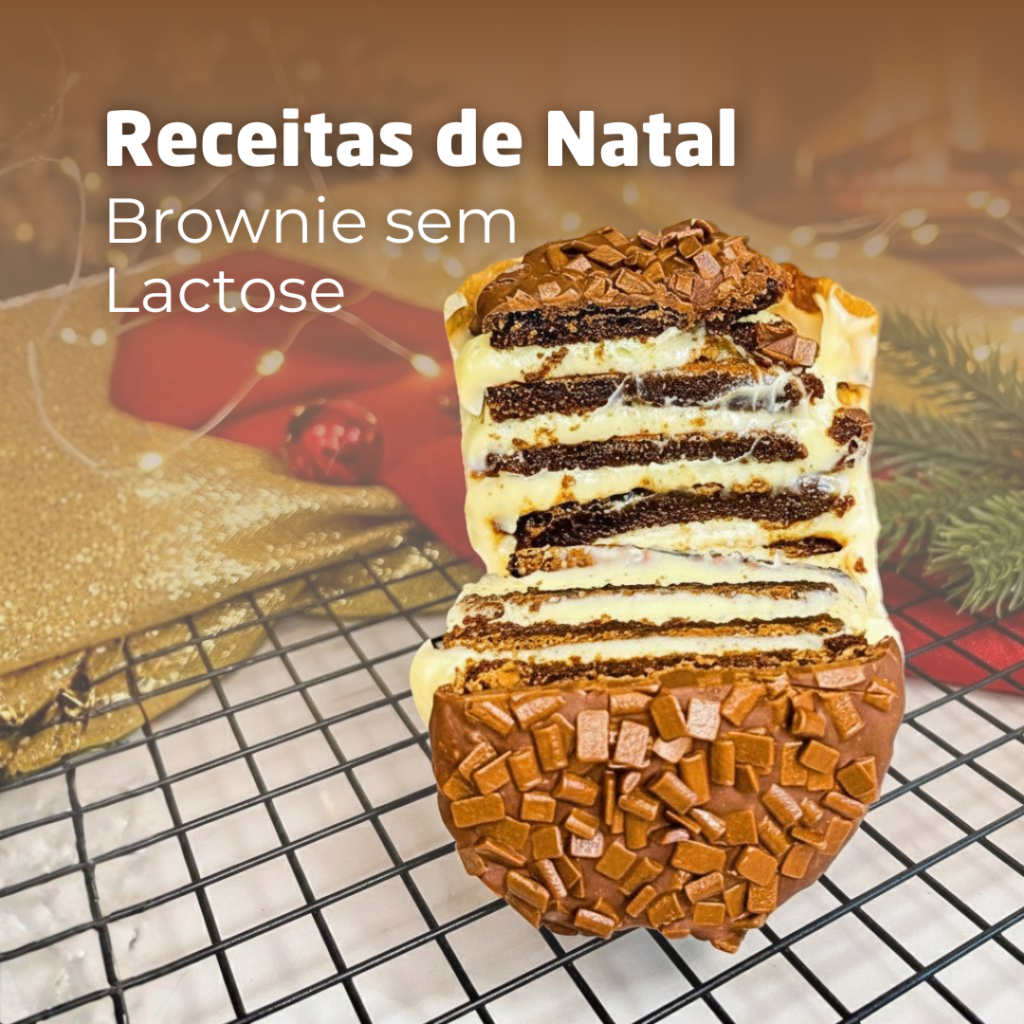 RECEITA DE NATAL | MASSA BROWNIE SEM LACTOSE