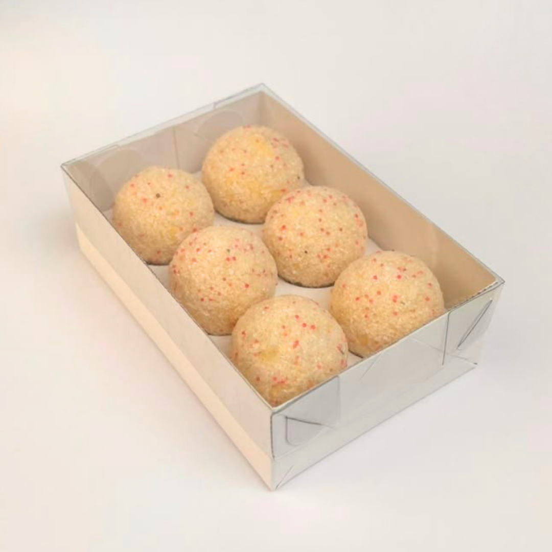 Cx 6 Brigadeiros Tp PVC C/ Berço