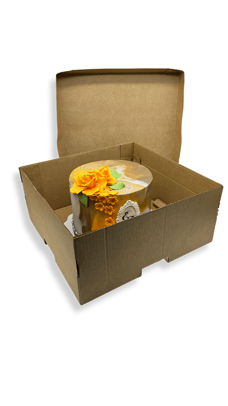 Cx Transporte de Torta Papelão 36x36x16cm