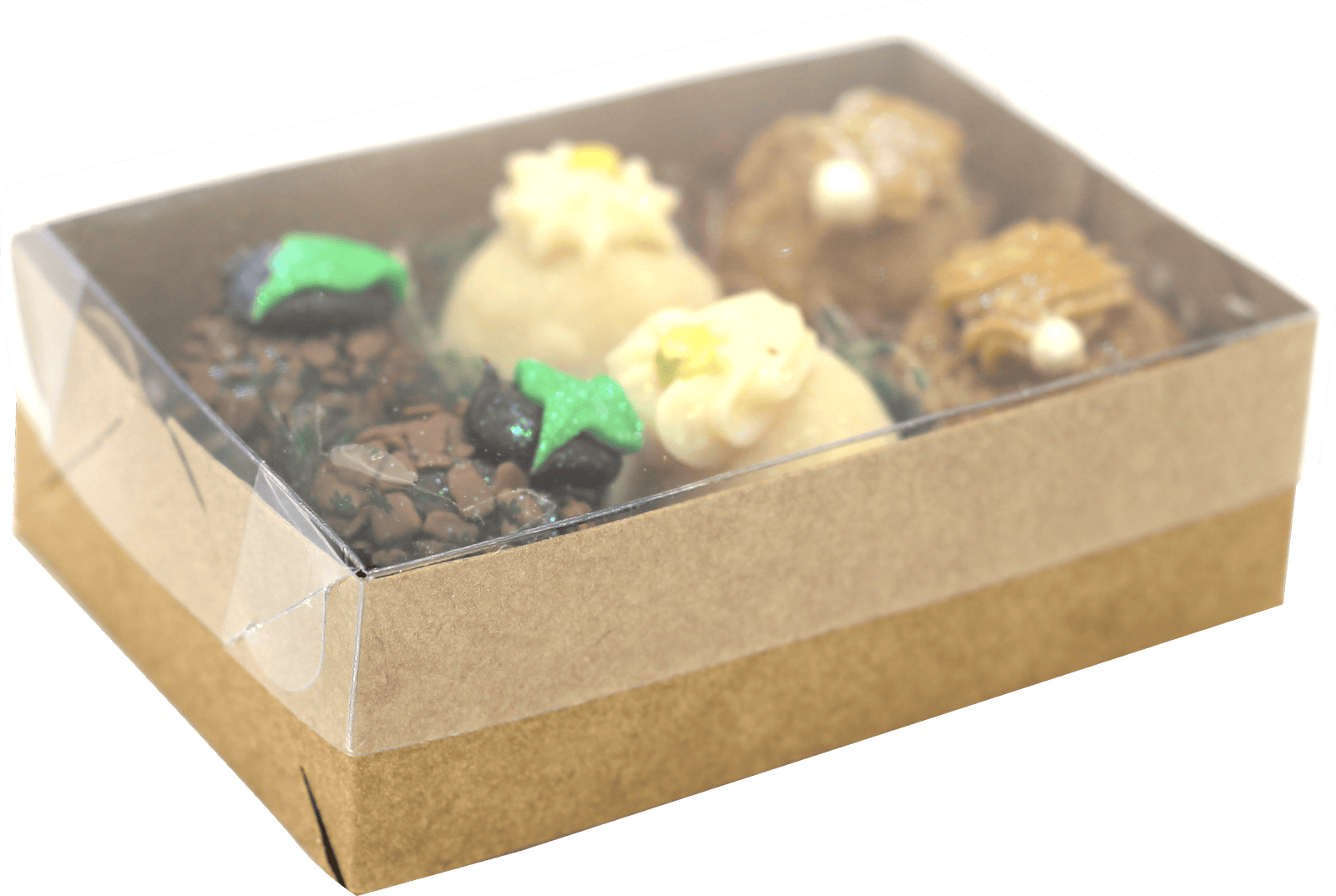 Cx 6 Brigadeiros Tp PVC C/ Berço