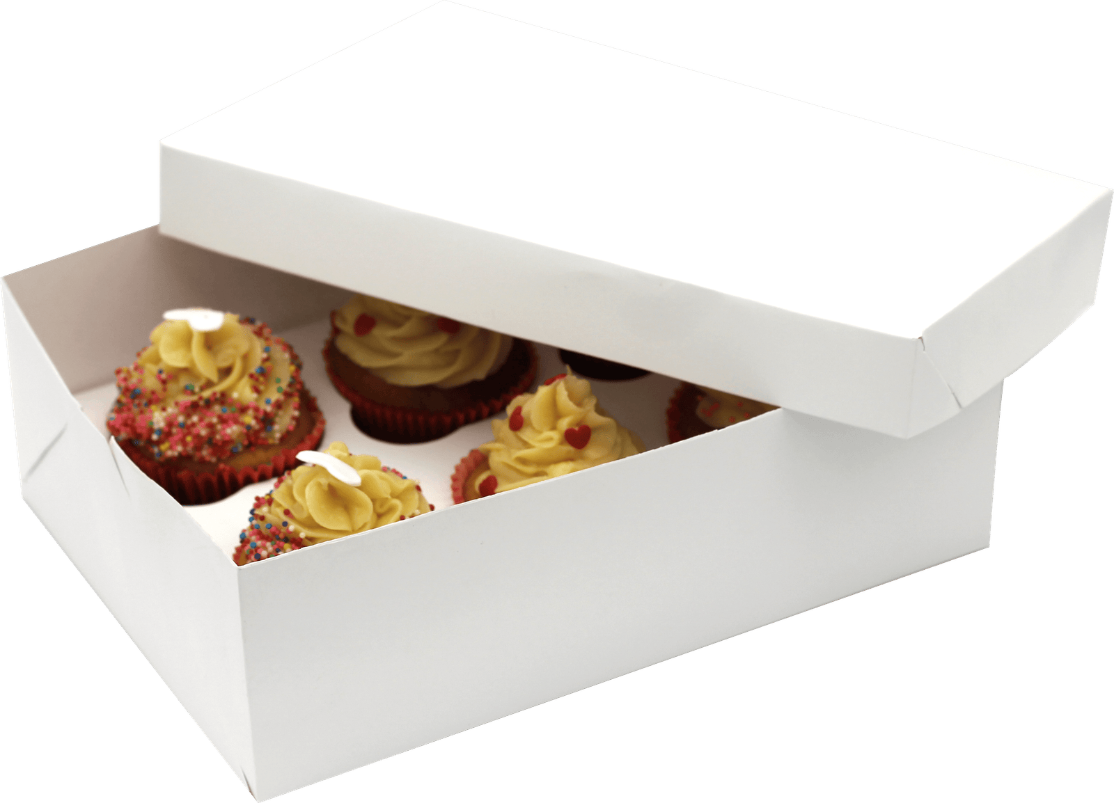 Cx Transporte 6 Cupcakes Tampa Papel