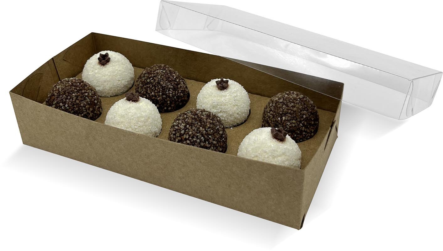 Cx 8 Brigadeiros Tp PVC com Berço